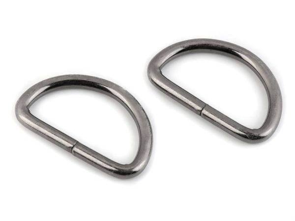 Halbring Breite 32 mm Nickel Schwarz
